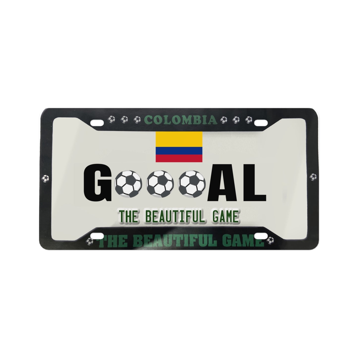 Colombia Soccer "GOOOAL" License Plate