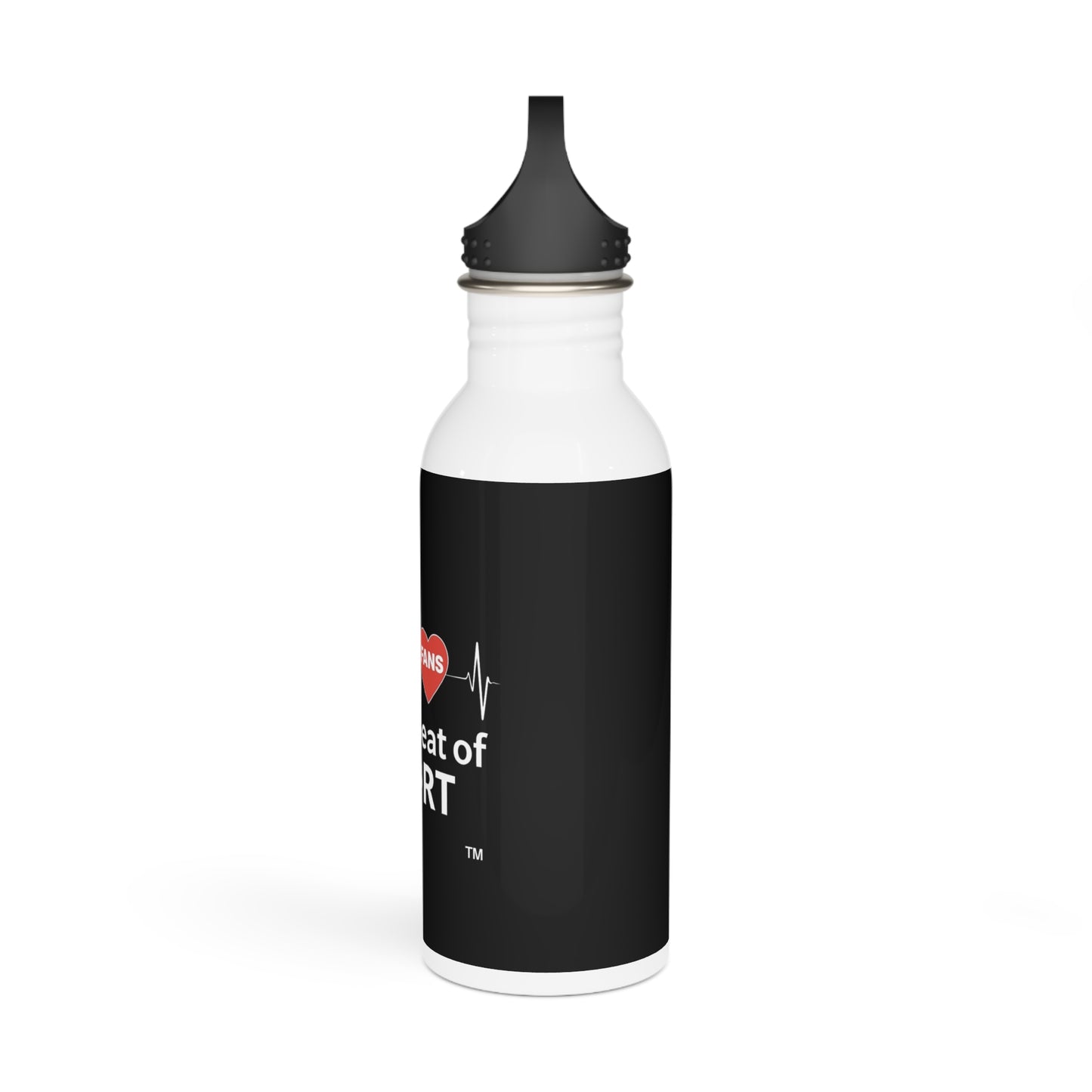 "Heartbeat of Sport" Stainless Steel Water Bottle