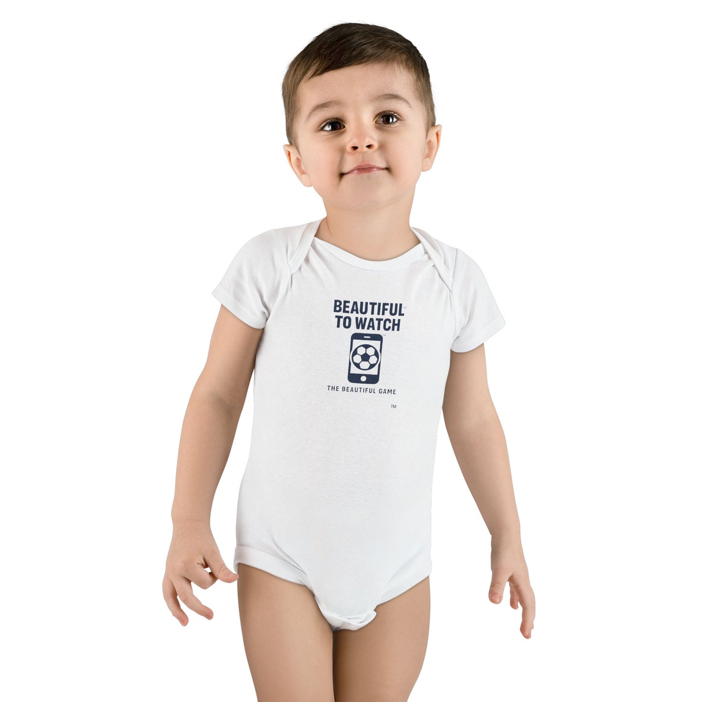 "Beautiful to Watch" Soccer Infant Onesie