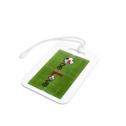 One Love Soccer Luggage Tag