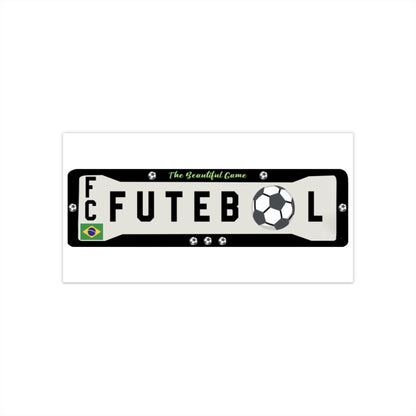 Brazilian Soccer Car Bumper  Sticker