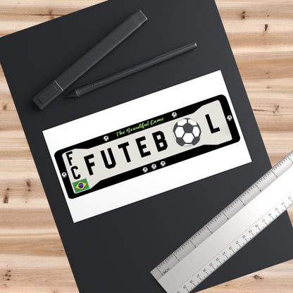 Brazilian Soccer Car Bumper  Sticker