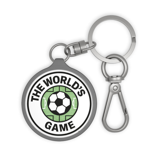 "The World’s Game" Soccer Keyring Tag