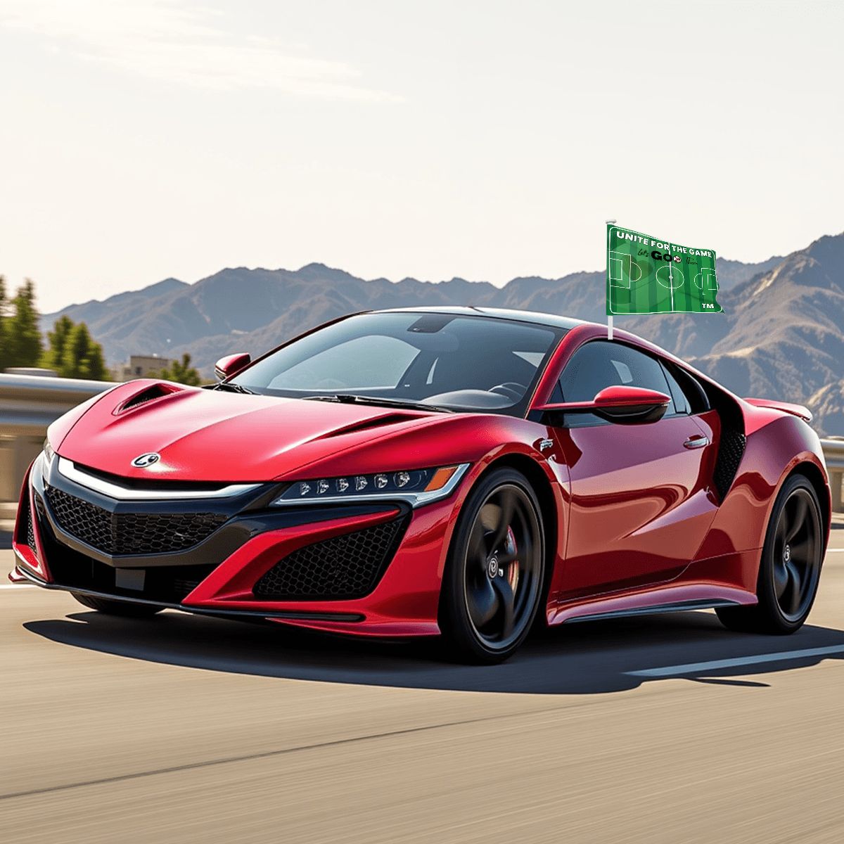 UNITE FOR THE GAME - Car Flag