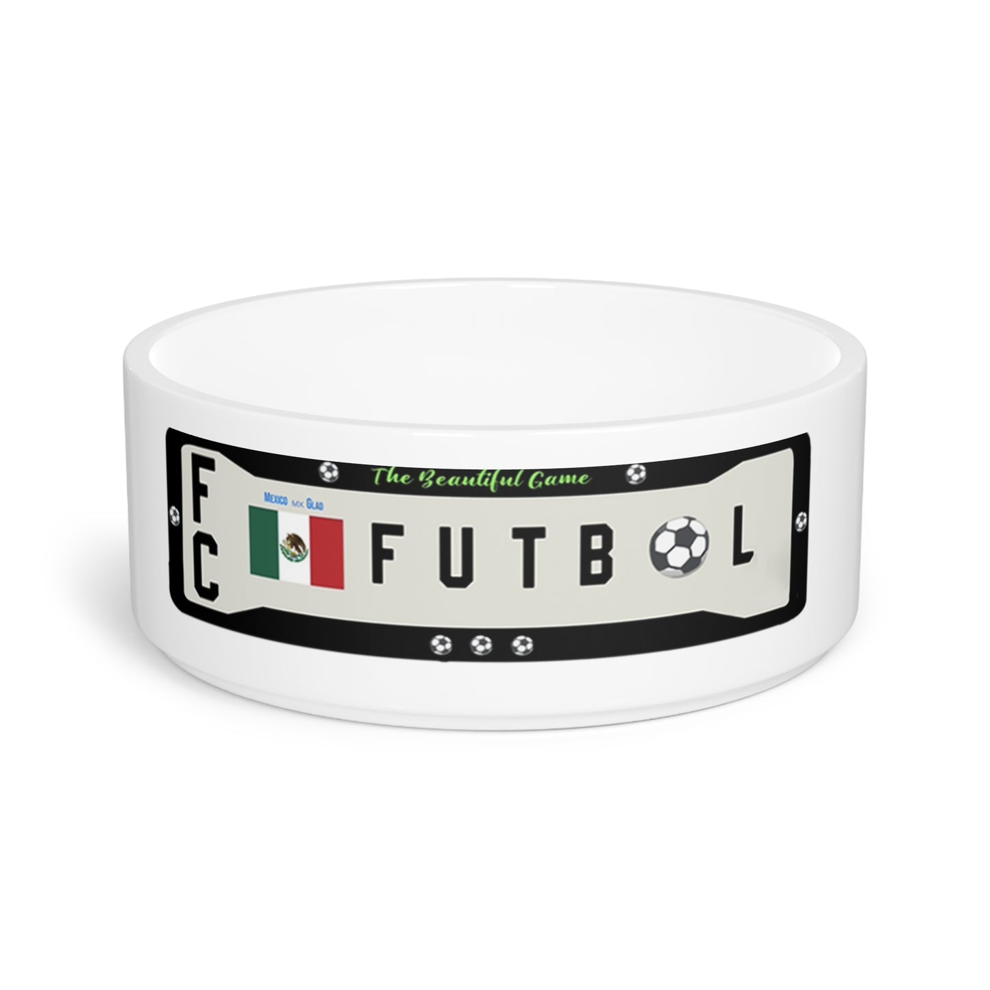 Mexico Soccer Pet Bowl