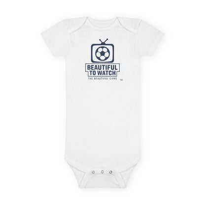 "Beautiful to Watch" Soccer TV Infant Onesie