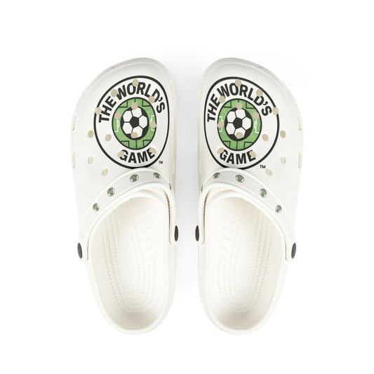 “The World’s Game” Soccer Clog Shoes