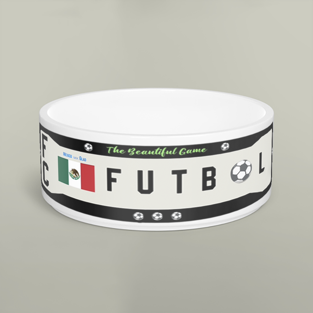 Mexico Soccer Pet Bowl