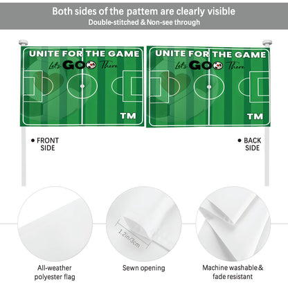 UNITE FOR THE GAME - Car Flag